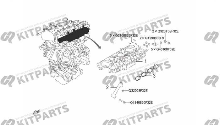 Впускной коллектор Haval