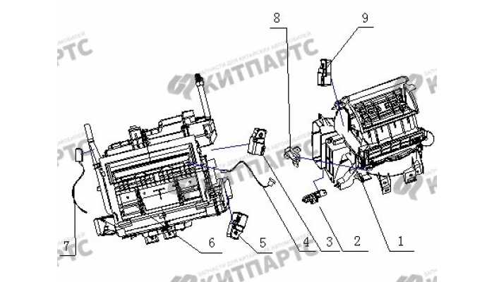 Электроприводы заслонок BYD F3 (F3R)