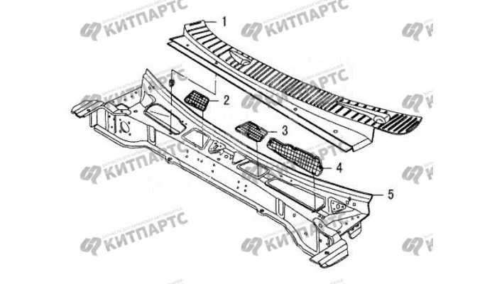 Панель стеклоочистителя Great Wall