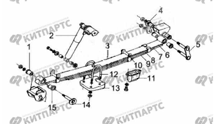 Задняя подвеска 4/2 Great Wall