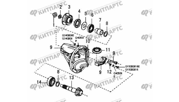 REAR AXLE FINAL DRIVE Great Wall Wingle 3