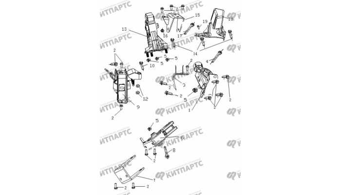 Подушки двигателя Geely